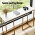 Console Table Marble Effect White&Gold