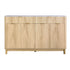 Artiss Buffet Sideboard Cabinet Kitchen Storage Cupboard Marble 2 Drawers Pine