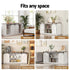 Buffet Sideboard Storage Cabinet Kitchen Cupboard Sliding Doors White