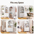 Artiss Buffet Sideboard Cabinet Pantry 180CM Arched Storage Bookshelf White
