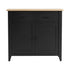 Artiss Buffet Sideboard Cabinet Kitchen Storage Cupboard Pantry 2 Drawers Black