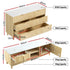 TV Unit & Chest of Drawers Set Solid Wood Legs Pine