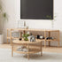 2‑Piece Lounge Set – 148cm TV Unit & Rustic Coffee Table, Pine