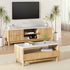 TV Unit & Coffee Table Set Storage Drawers Pine