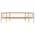 Artiss TV Unit Entertainment Unit Storage Shelf 148cm Pine