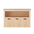 Keezi Kids Bookshelf 3 Drawers Storage Children Bookcase Toy Organiser Display Wooden