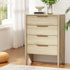 4 Chest of Drawers - INEZ Oak