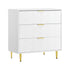Artiss 3 Chest of Drawers Lowboy Cabinet White