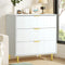 Artiss 3 Chest of Drawers Lowboy Cabinet White