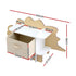 Dinosaur Kids Bookshelf 2-Tier Children's Bookcase Wooden with with Fabric Drawer, Toddler Bookshelf Toy Storage Organizer for Preschool, Kids Room, Playroom, Nursery