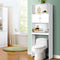 Artiss Over Toilet Storage Cabinet Bathroom Organizer White MDF