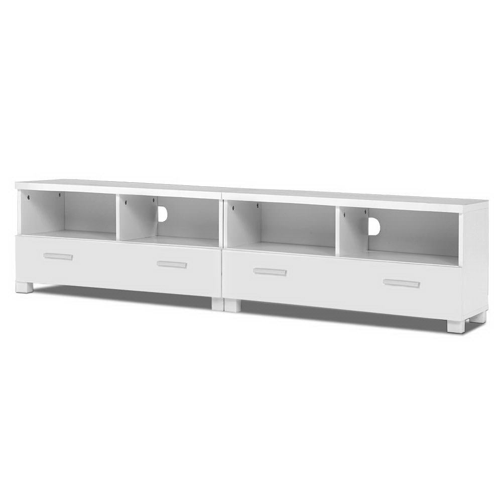 Artiss TV Cabinet Entertainment Unit 180cm White Eddie