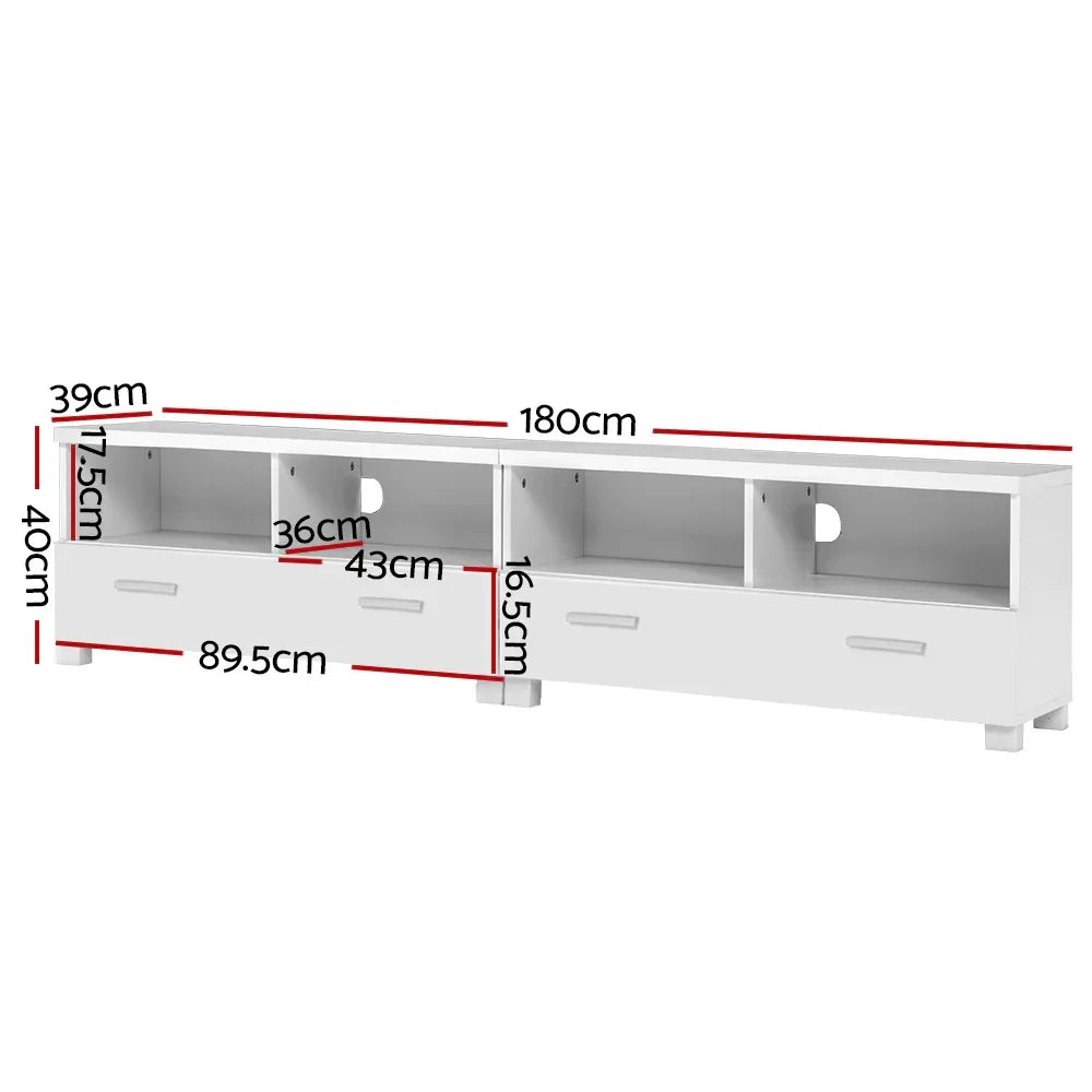 Artiss 3-in-1 Entertainment Unit TV Stand Storage Cabinet 180cm White