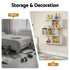 Artiss Floating Wall Shelf Bookshelf 3-Tier Display Storage Organiser White