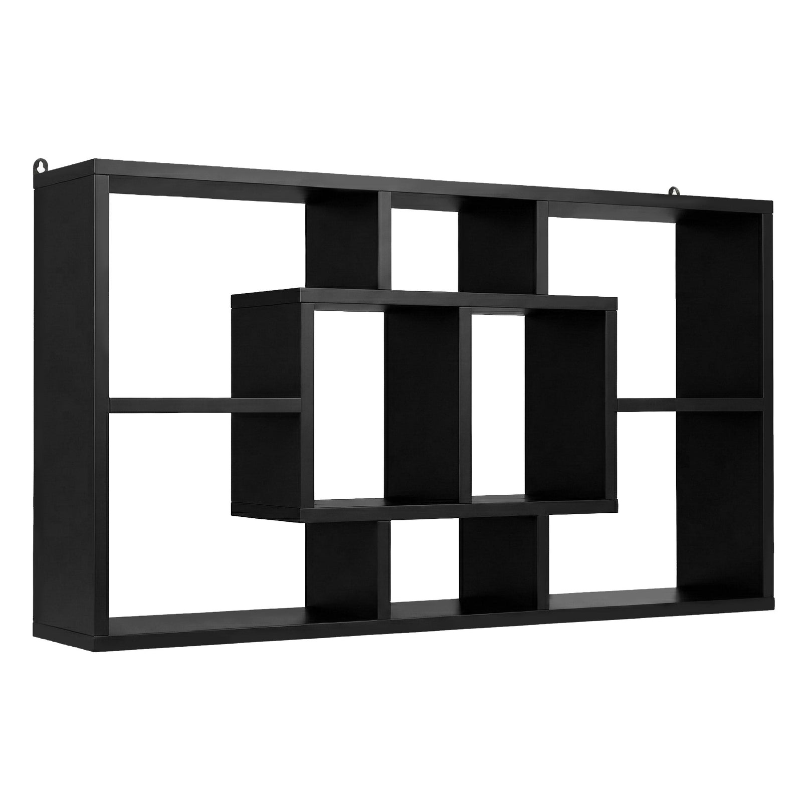 Floating Wall Shelves Bookshelf Black