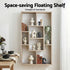 Floating Wall Shelves Bookshelf Wood