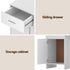 Office Desk and Chair Set 100cm Computer Desk PU Leather Office Chair