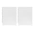 Artiss 2x Bedside Table 2 Drawers - PEPE White