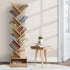 Artiss Tree Bookshelf 9 Tier Wooden Storage Display Rack Pine