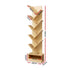 Artiss Tree Bookshelf 9 Tier Wooden Storage Display Rack Pine