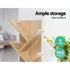 Artiss Tree Bookshelf 9 Tier Wooden Storage Display Rack Pine