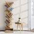 Artiss Tree Bookshelf 9 Tier Wooden Storage Display Rack Pine