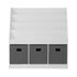 Kids Bookshelf 4 Tiers Magazine Rack Toy Box Organiser Storage Display Shelf