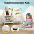 3-Tier Kids Bookshelf Bookcase Children Toy Storage Organizer Rack Display Shelf