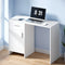 Artiss Office Computer Desk with Drawer Storage Cabinet 100cm White Study Table
