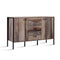 Artiss Wooden Sideboard Cabinet 3 Drawer 2 Door Storage Unit Dark Grey