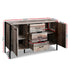 Artiss Wooden Sideboard Cabinet 3 Drawer 2 Door Storage Unit Dark Grey
