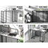 100cm Marble Console Table Industrial Entryway Table Metal Frame White