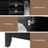 Artiss Buffet Sideboard Shelves Double Doors - Black