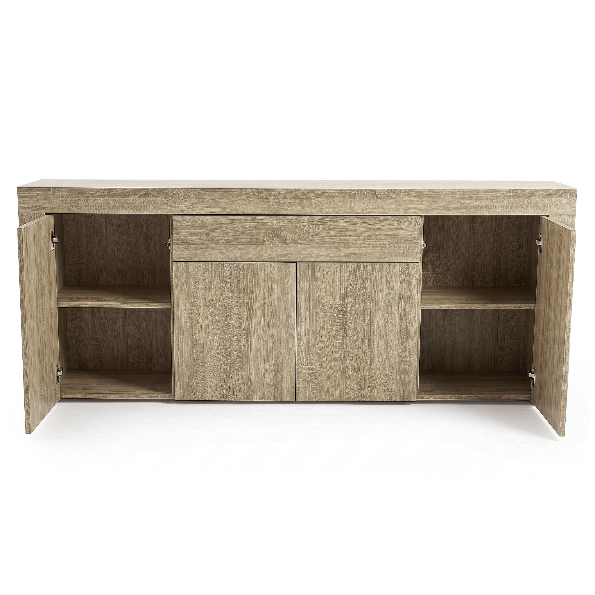 Wood Buffet Sideboard Storage Cabinet Modern Console Table