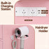 Artiss Pink Dressing Table with Stool LED Mirror, Charging Station 11 Drawers