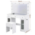 Dressing Table Vanity Desk Set LED Bulbs RGB Light White
