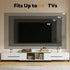 Extendable TV Cabinet Entertainment Unit Stand White