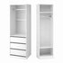 Artiss 2X Wardrobe Clothes Closet Storage Organiser Armoire White