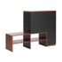 Artiss 2 in 1 Shoe Cabinet Bench 22 Pairs Adjustable Shelf Hallway Walnut Black