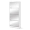 Artiss Shoe Rack Cabinet Mirror 60 Pairs White Rira