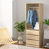 Wardrobe Clothes Closet Storage Organizer Pine