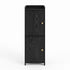 Artiss Bathroom Storage Cabinet Freestanding Cupboard Narrow Floor Shelf Black