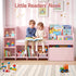 Keezi Kids Storage Unit Bookshelf Toy Box Organiser Bench Seat Cabinet 170cm Pink