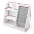 Keezi Kids Bookshelf Wood Bookcase Toddler Toys Storage Rack Display Shelves