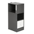 Artiss Narrow Bedside Table 25cm Slim Side Cabinet with Drawer & Shelves Grey