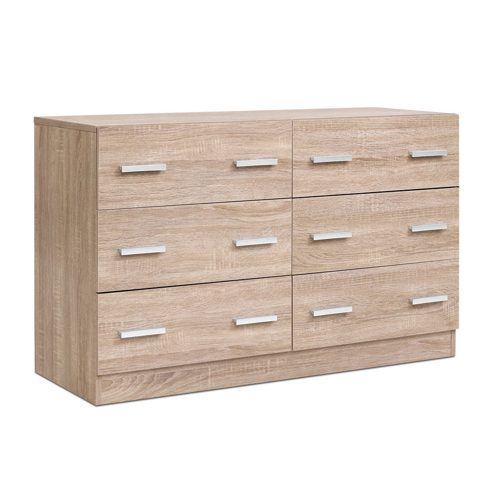 6 Chest of Drawers - VEDA Oak