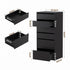 Artiss 2x Chest of 6 Drawers Dresser Tallboy Black