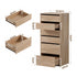 Artiss 2x Chest of 6 Drawers Dresser Tallboy Pine