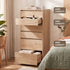 Artiss 2x Chest of 6 Drawers Dresser Tallboy Pine