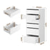 Artiss 2x Chest of 6 Drawers Dresser Tallboy White